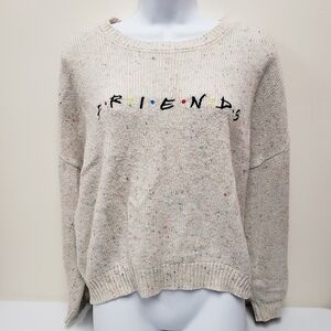 Friends Womens Crop Sweater Top Size Large 11/13